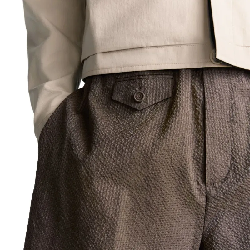 DIOR SS25 Summer Men's Clothing Collection Casual Shorts Men's Brown-4