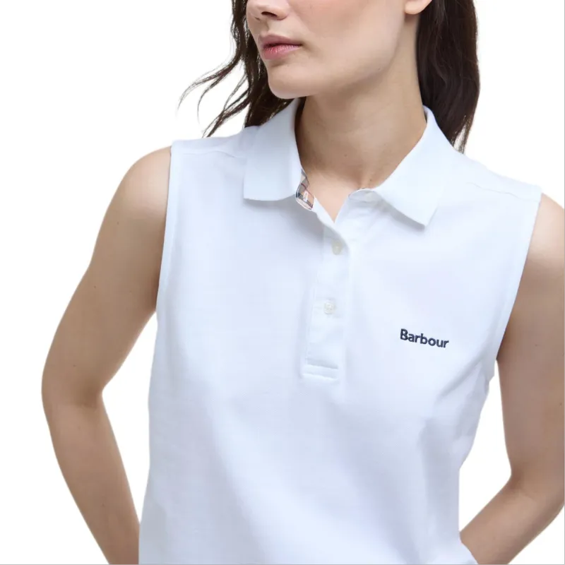 BARBOUR Polo Shirt Women's White-4