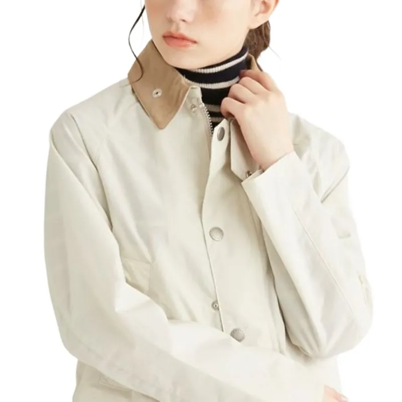 BARBOUR Jackets Coats Women's Cream-7