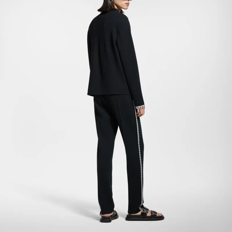 LOUIS VUITTON Preppy Knitted Wool Trousers-2