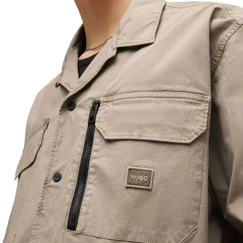 HUGO BOSS Shirts Men Khaki-5