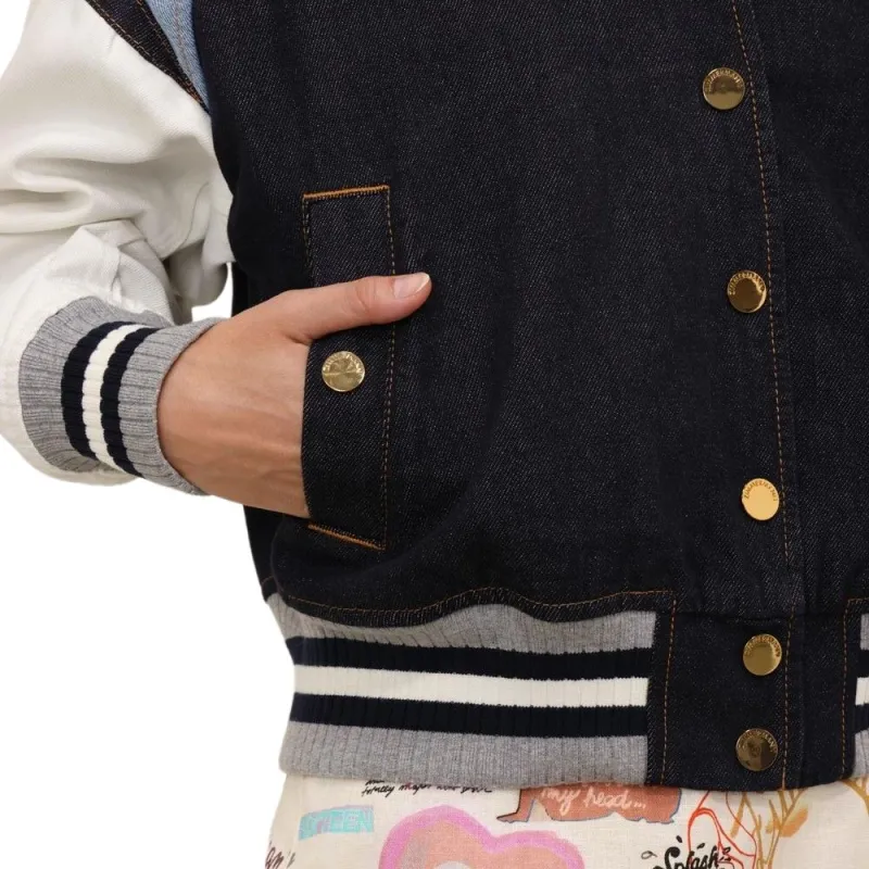 Zimmermann SS25 Denim Jacket Women's Night Sky Color-6