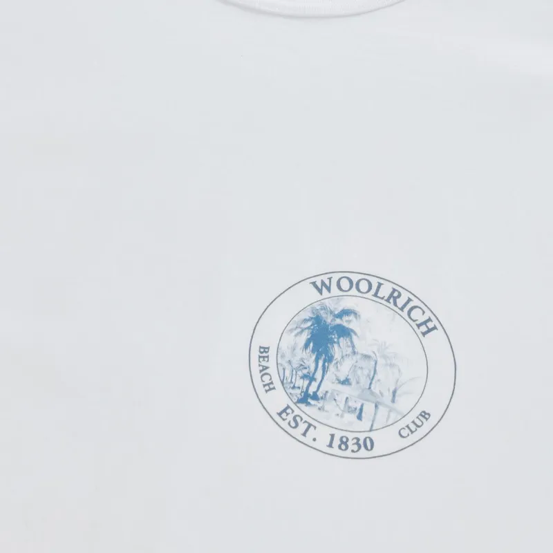 WOOLRICH Logo Printed Crewneck T Shirt-5