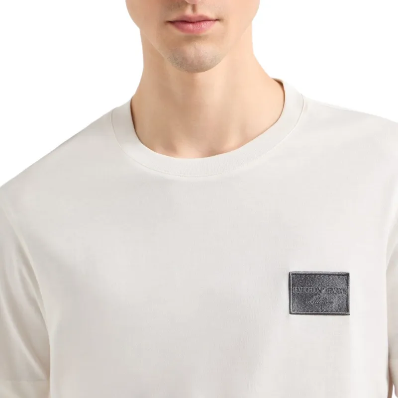 EMPORIO ARMANI Logo appliqué T shirt-4
