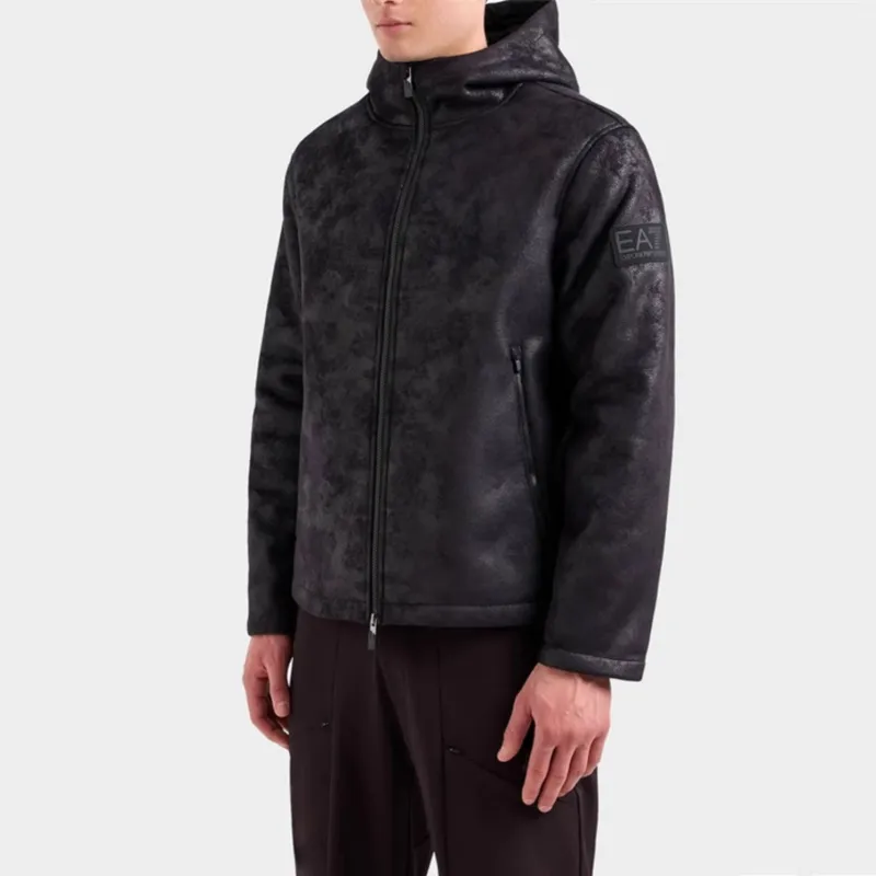 EMPORIO ARMANI EA7 FW24 Jackets & Coats Men's Black-4