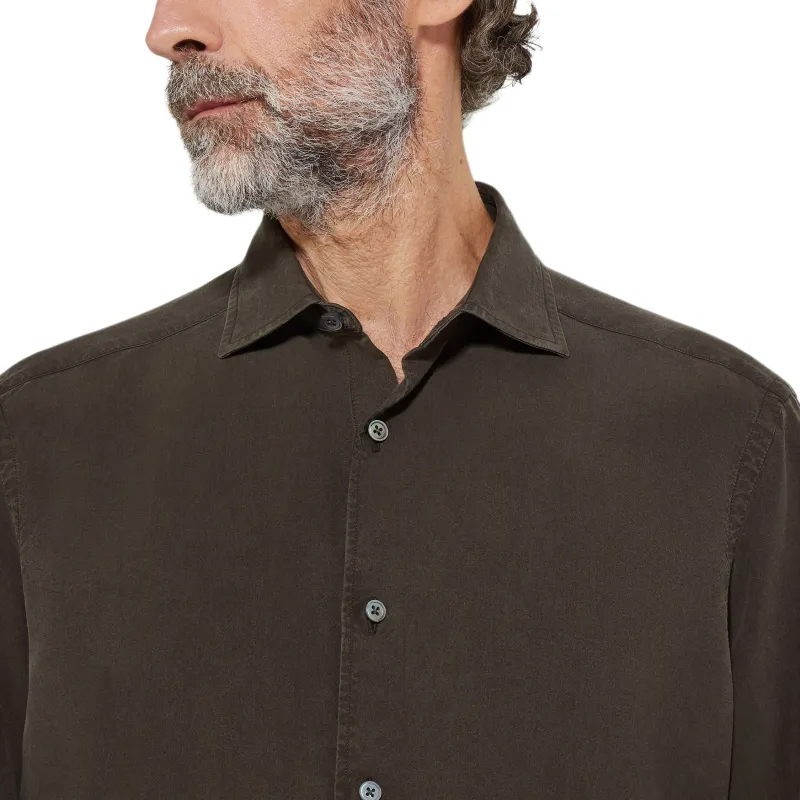 Ermenegildo Zegna Silk Shirt-4