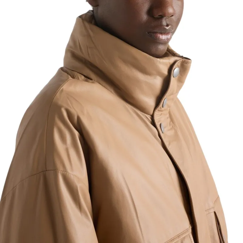 PRADA Down Jacket Women's Camel-4