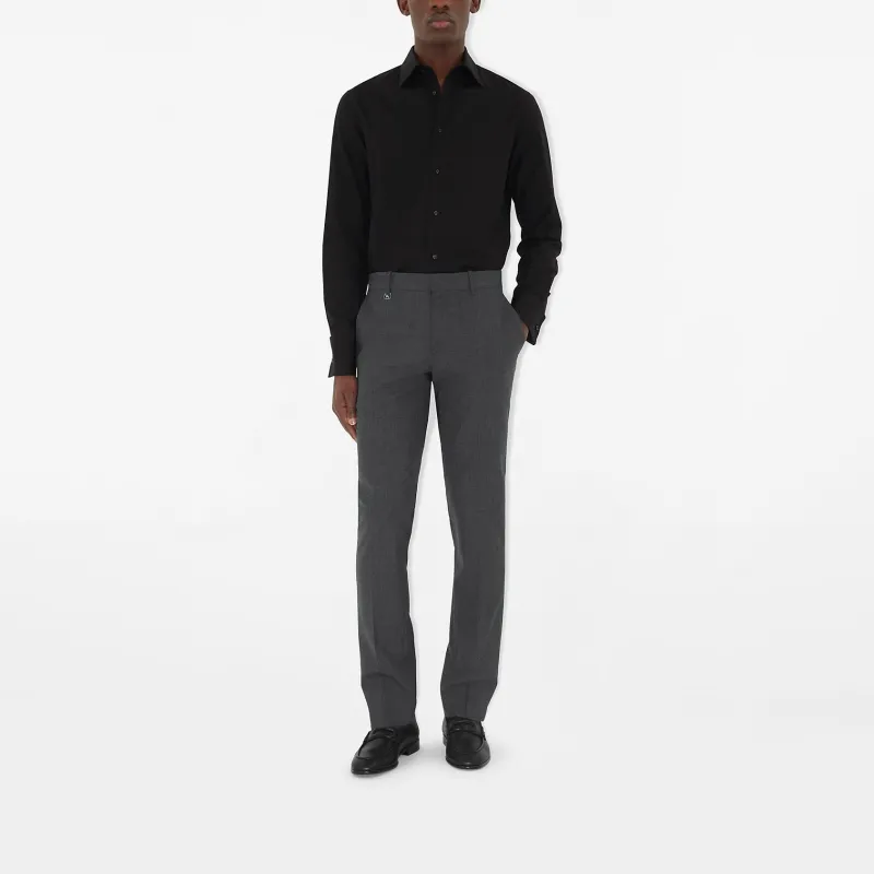 Burberry SS25 Casual Pants Men's Stone Gray-2