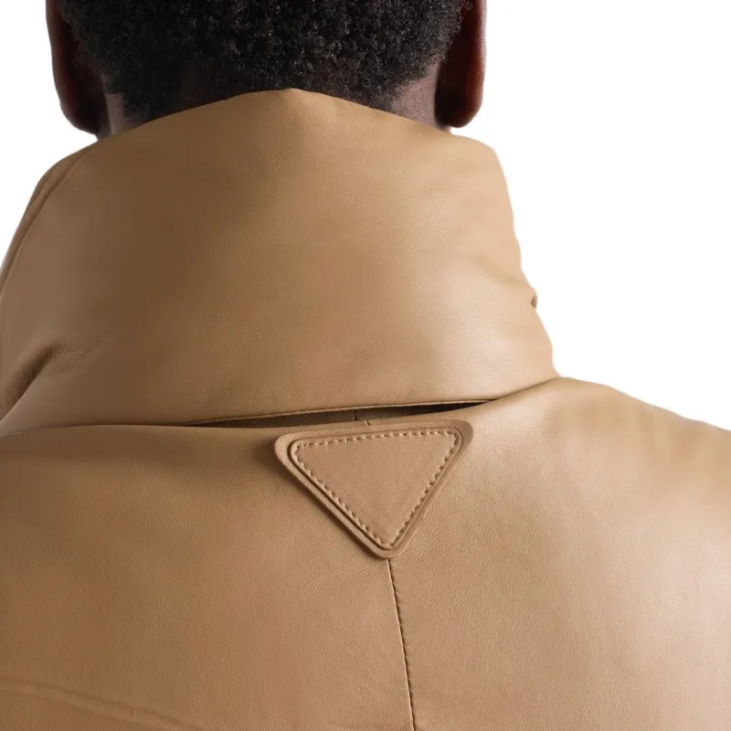 PRADA Down Jacket Women's Camel-5