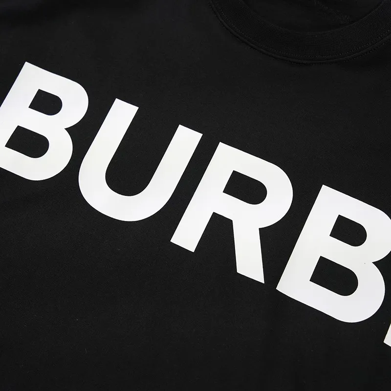 Burberry Horseferry Print Cotton T shirt-4