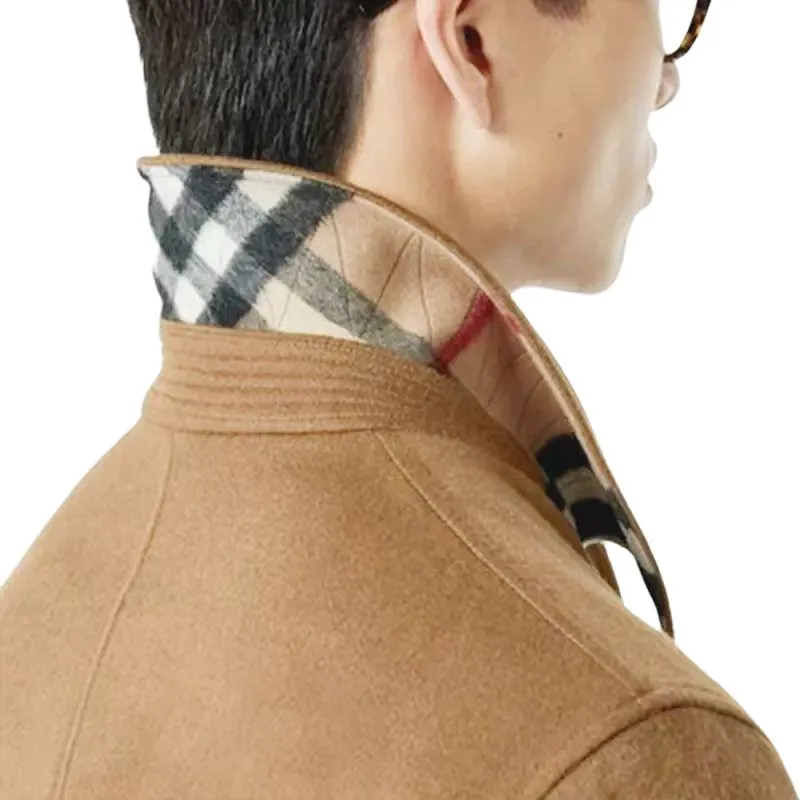 Burberry Coats Men Camel-3