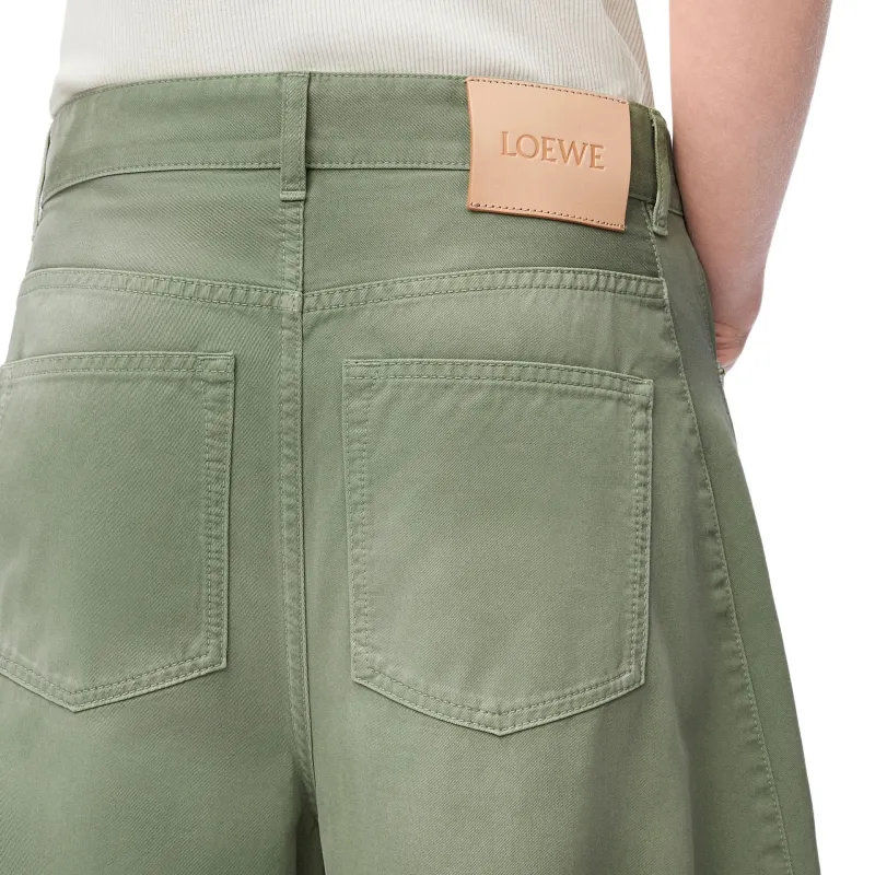 LOEWE Paula's Ibiza SS25 Jeans Men's Gray Green-4