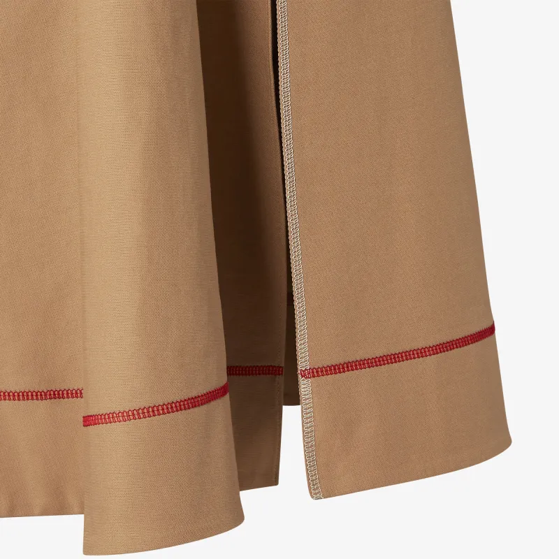 FENDI SS25 Sleeveless Dress Women's Beige-4