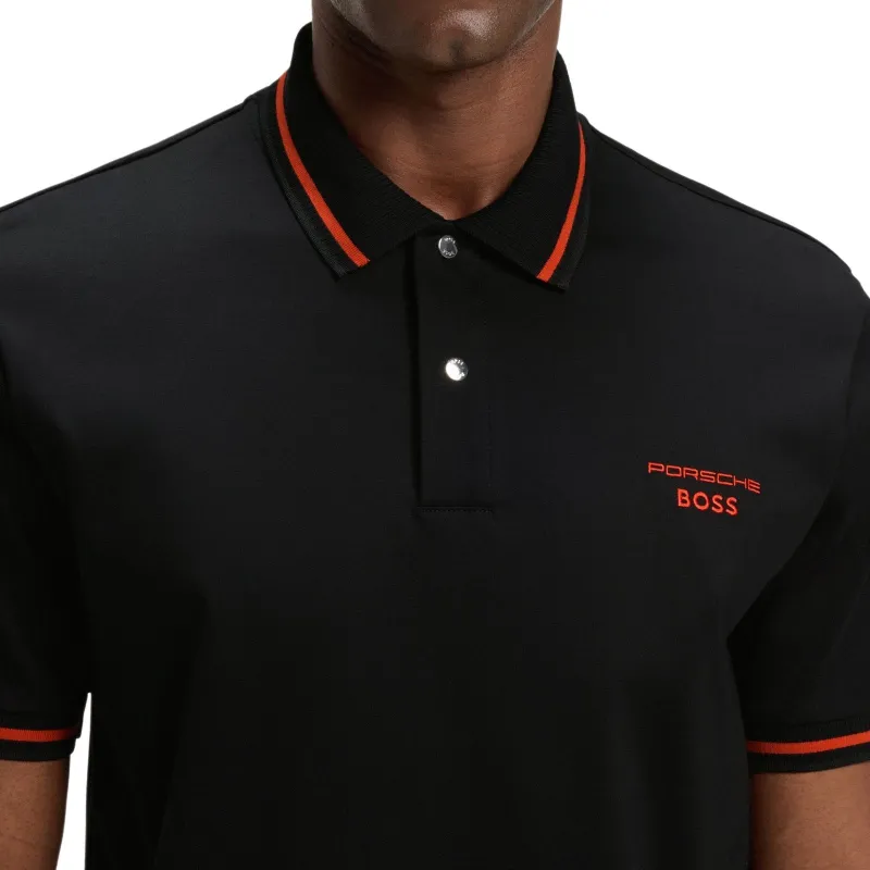 HUGO BOSS x Porsche Polo Shirt Men's Black-4