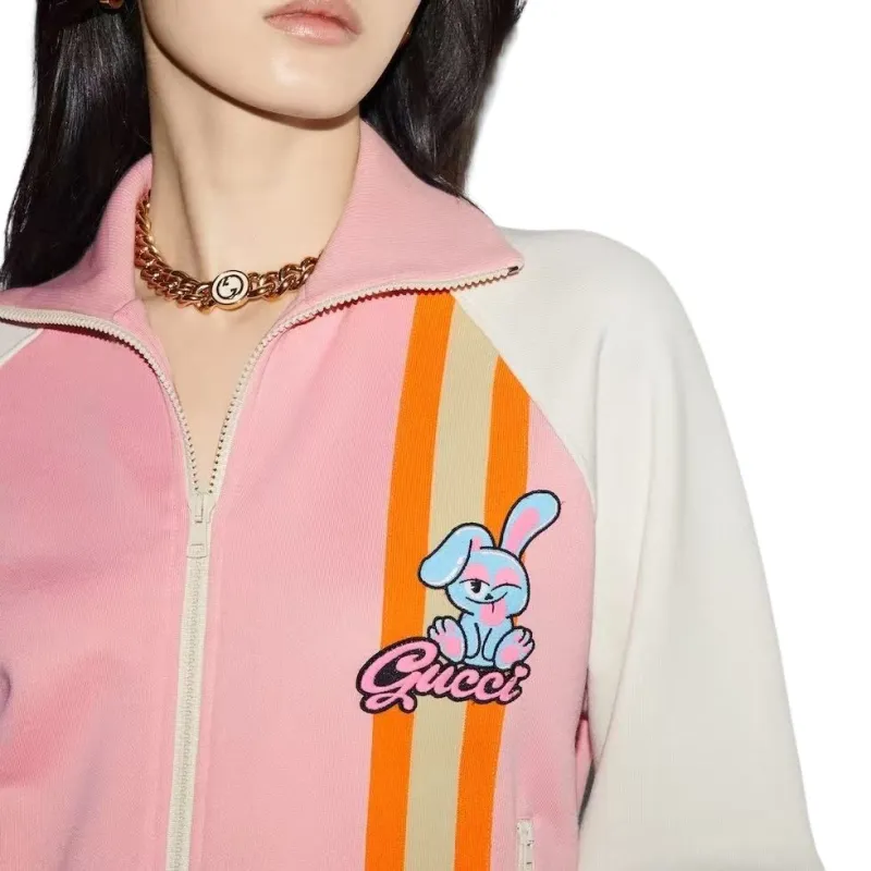 GUCCI SS24 Sweatshirt Women's Pink-4