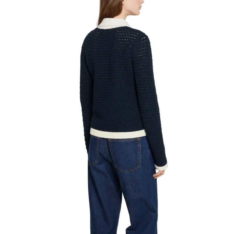 GUCCI FW25 Knitwear Women's Marine Blue-3