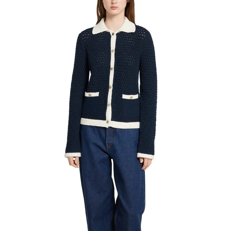 GUCCI FW25 Knitwear Women's Marine Blue-2