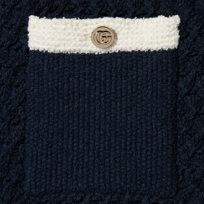 GUCCI FW25 Knitwear Women's Marine Blue-5