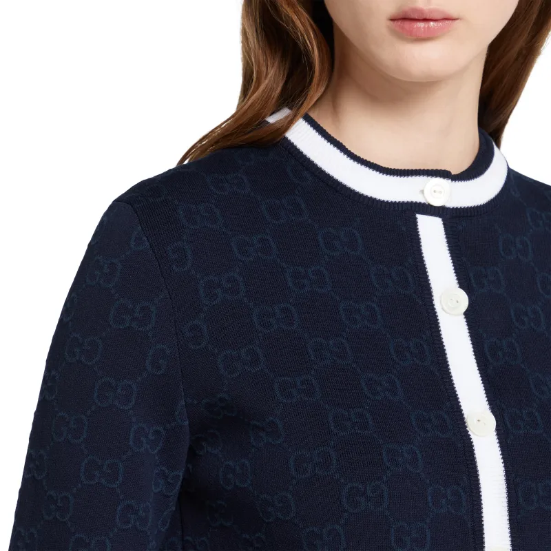 GUCCI FW25 Knitwear Women's Marine Blue-2