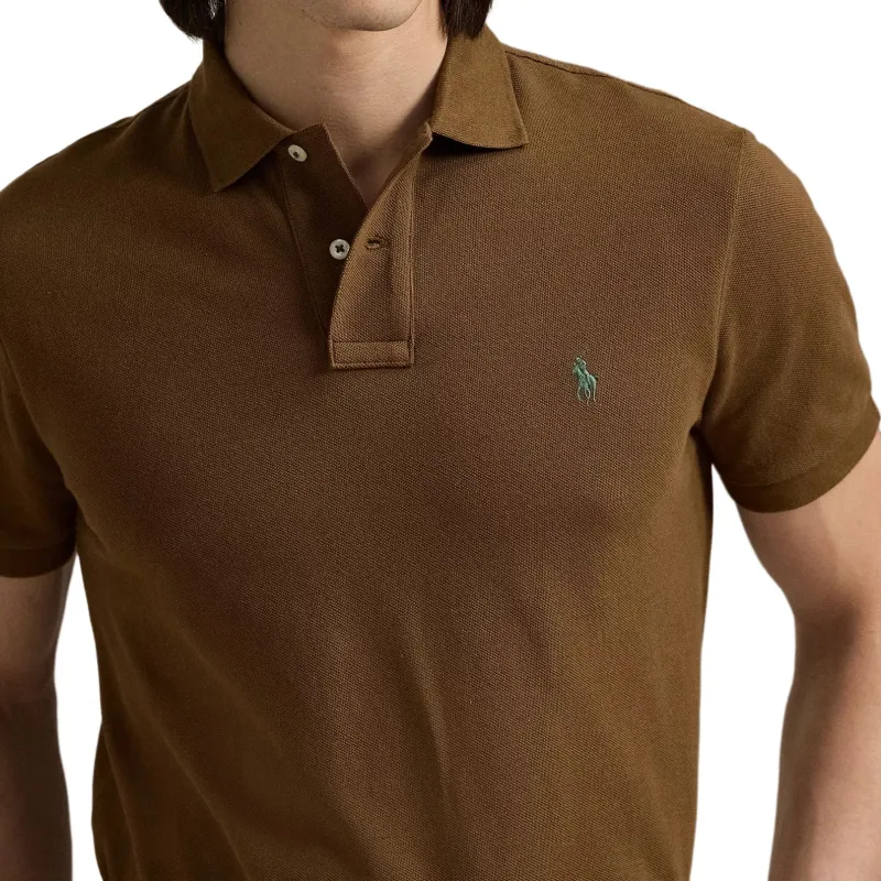 Polo Ralph Lauren SS25 Polo Shirt Men's Natural Brown-5