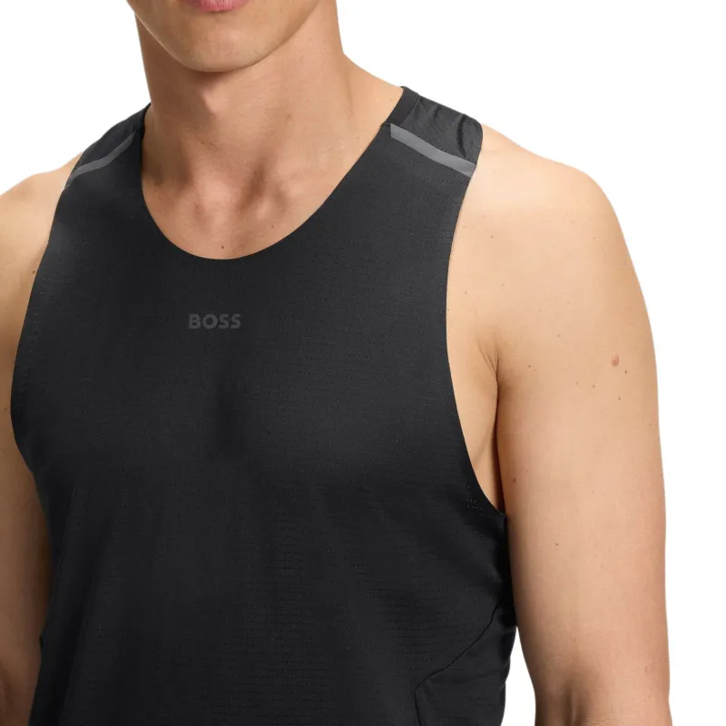 HUGO BOSS Tank Tops Men Black-4