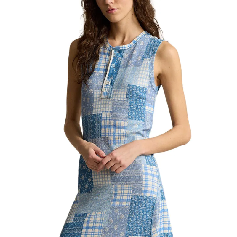 Polo Ralph Lauren SS24 Sleeveless Dress Women's Multicolor-3
