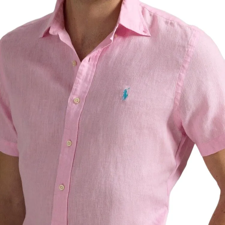 Polo Ralph Lauren SS25 Shirt Men's Light Pink-4