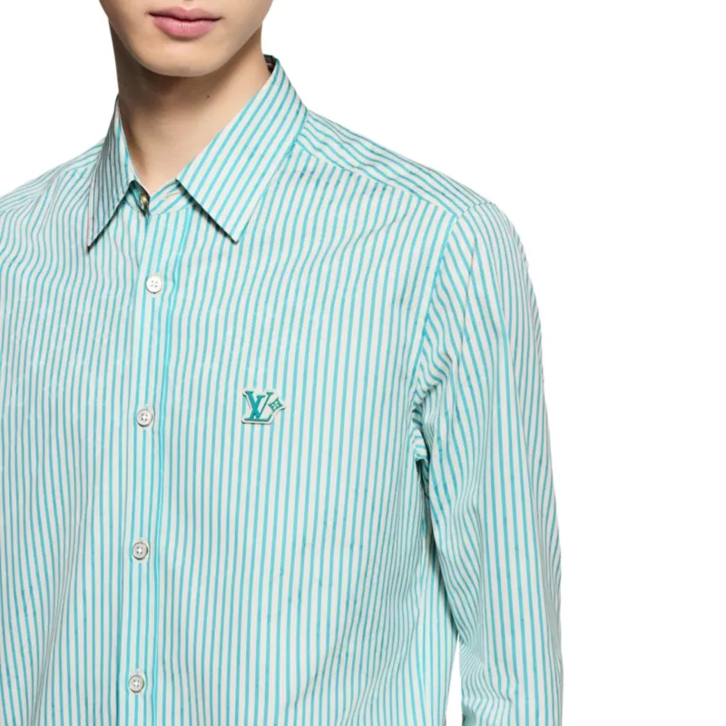 LOUIS VUITTON Monogram Striped Shirt-5