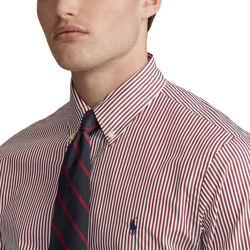 Polo Ralph Lauren SS24 Shirt Men's Burgundy-4