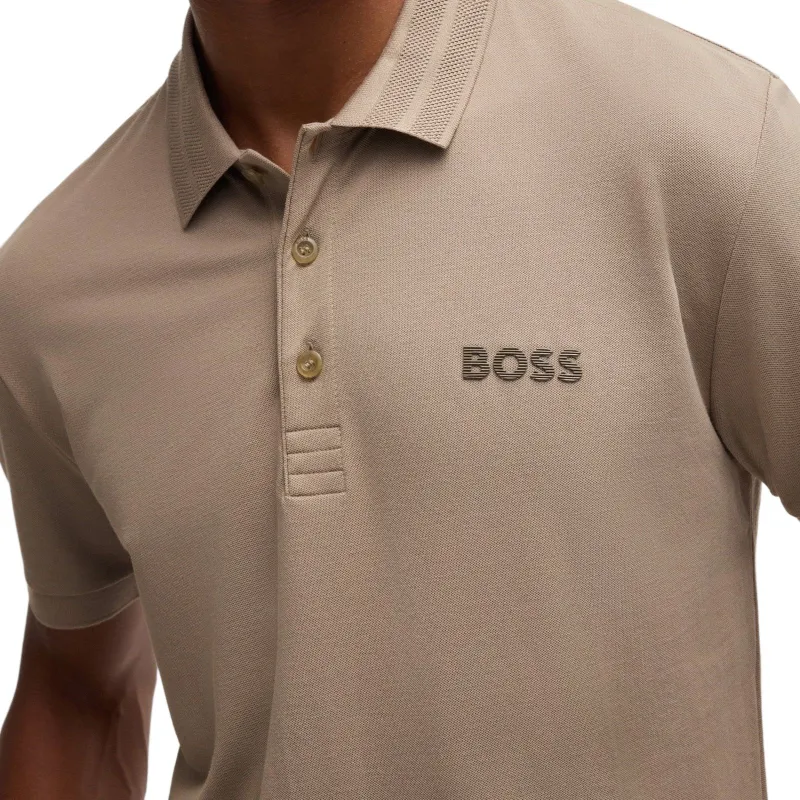 HUGO BOSS Polo Shirt Men's Khaki-4