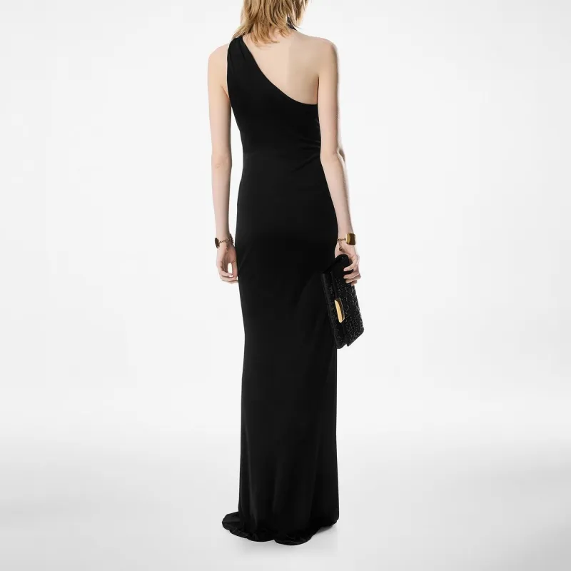 TF SS25 Slip Dress Women's Black-2
