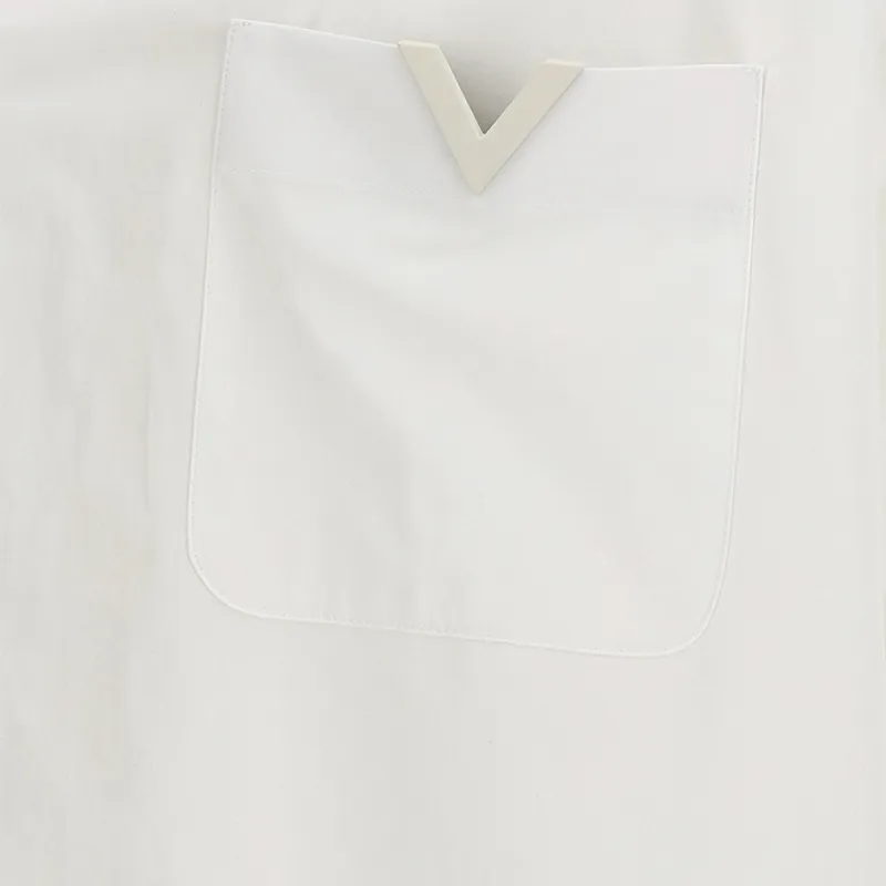 Valentino Logo Plaque Short Sleeved Shirt-6