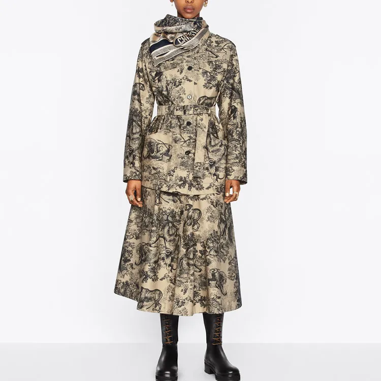 DIOR FW22 Skirt Women's Earth Yellow-8