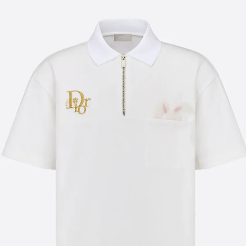 DIOR FW22 Polo Shirt Men's White-1