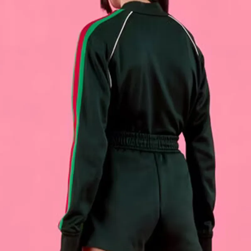 GUCCI X Adidas Jersey Shorts Dark Green-4