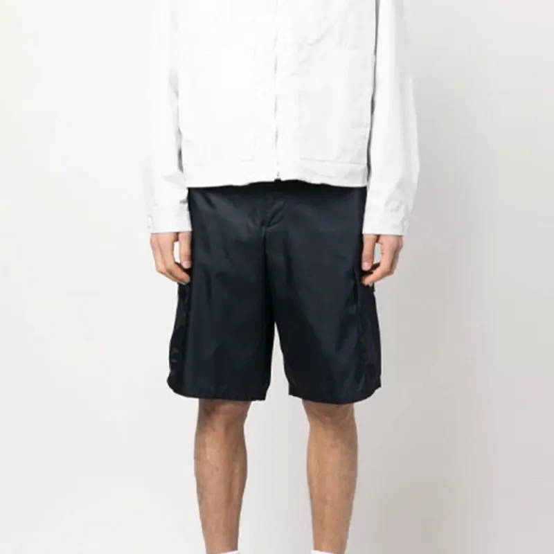PRADA SS23 Cargo Shorts Men's Marine Blue-5
