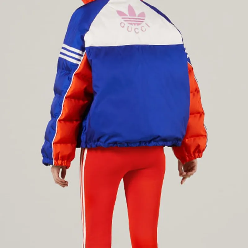 GUCCI X Adidas Jacket Blue/White/Orange-5