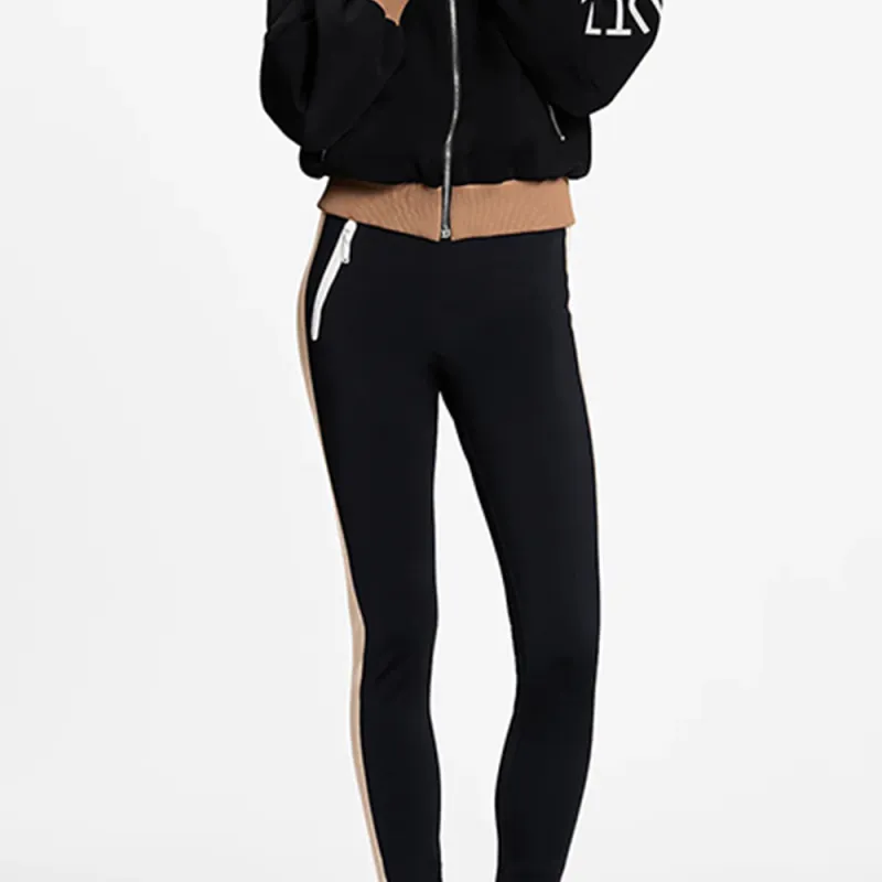LOUIS VUITTON Sports Pants Women's Black-5