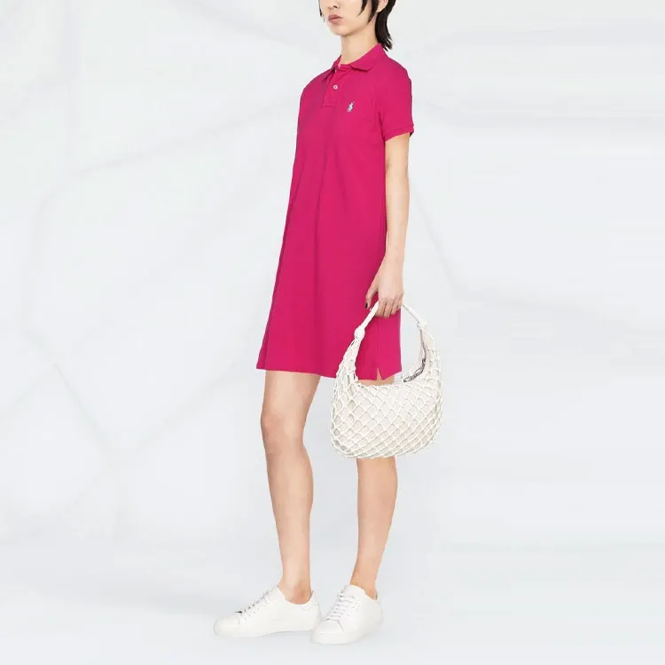 Polo Ralph Lauren Logo Embroidered Short Sleeved Polo Dress-3