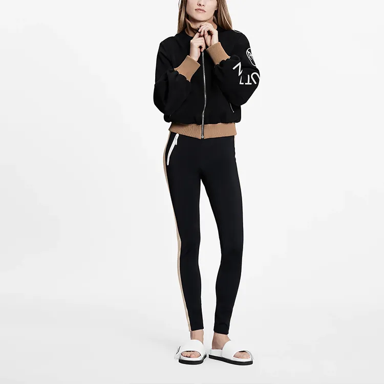 LOUIS VUITTON Sports Pants Women's Black-1