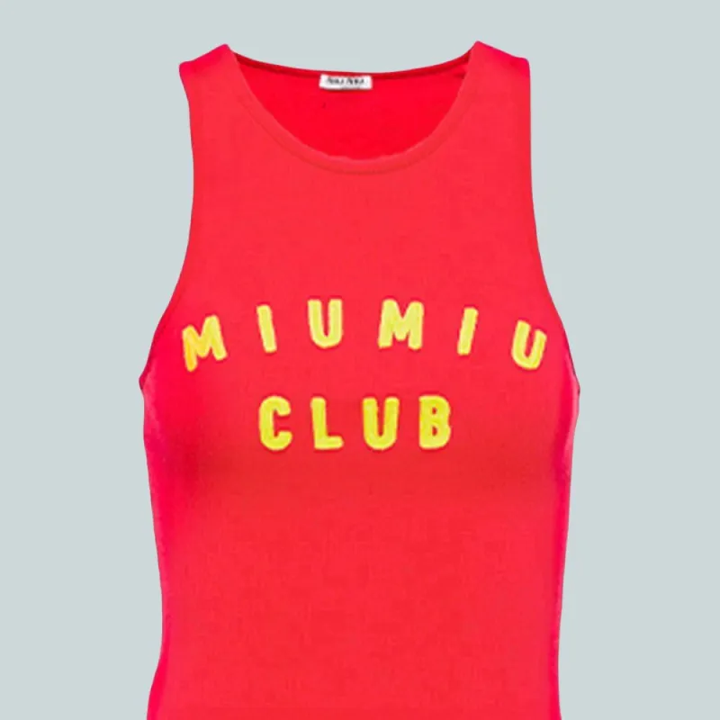 MIU MIU Camisoles Women's Red-5