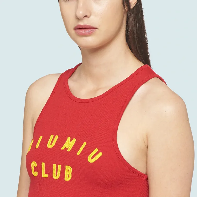 MIU MIU Camisoles Women's Red-4