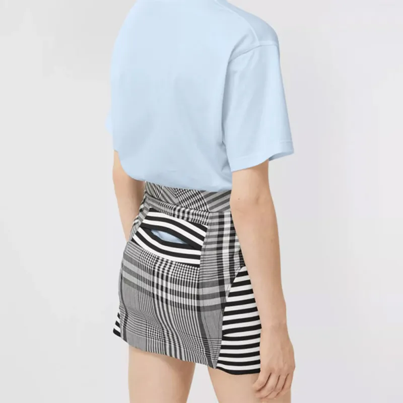 Burberry T Shirt Women's Light Blue-2