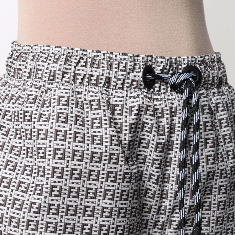 FENDI FW21 Knitted Sports Pants Women's Black-4