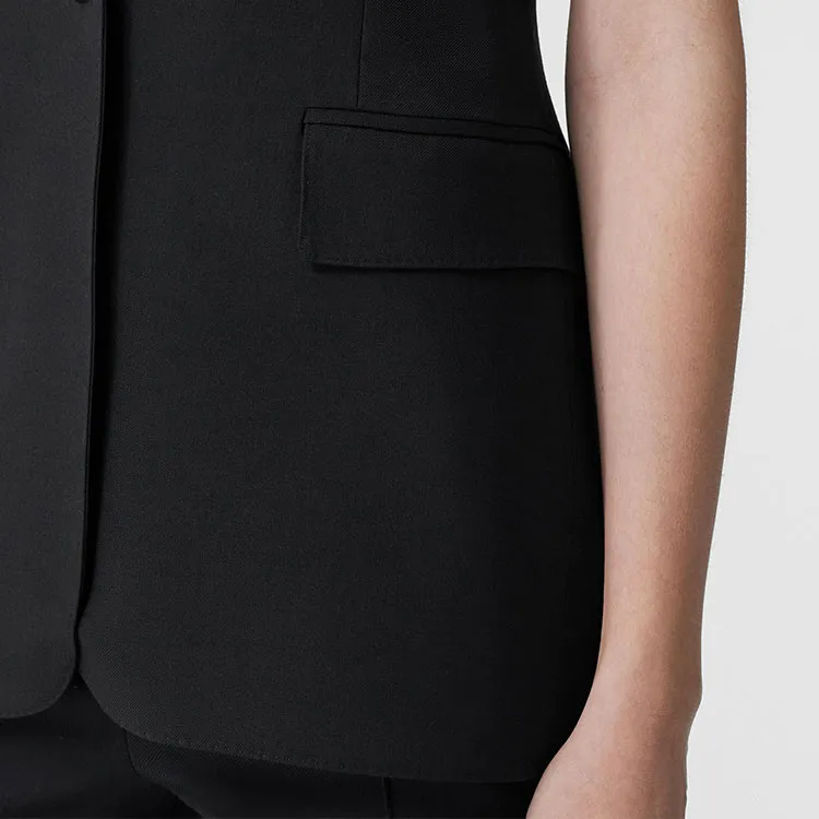 Burberry Sleeveless Tailored Jacket-6