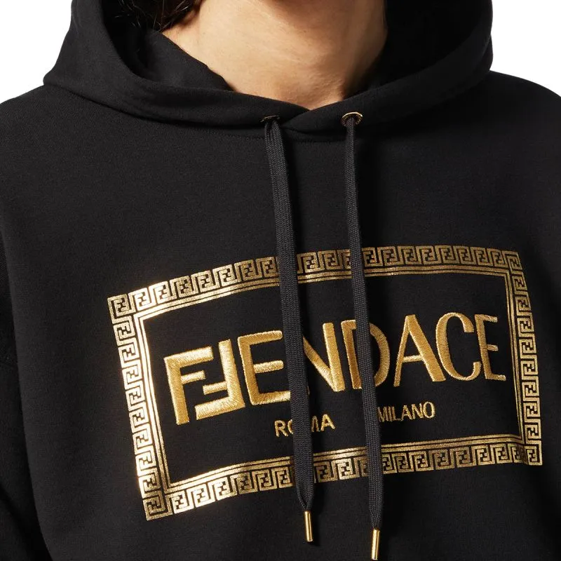 Fendi Fendace Logo Mens Hoodie-4
