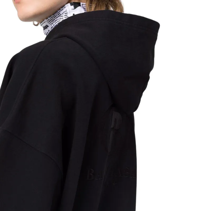 Balenciaga Spa Logo embroidered Oversized Hoodie-5