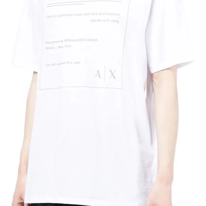 ARMANI EXCHANGEAE SS22 T Shirt Men's White-4