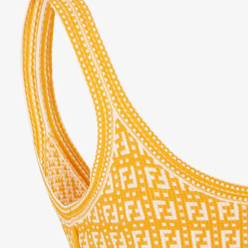 FENDI SS21 Sleeveless Dress Women's Orange-2