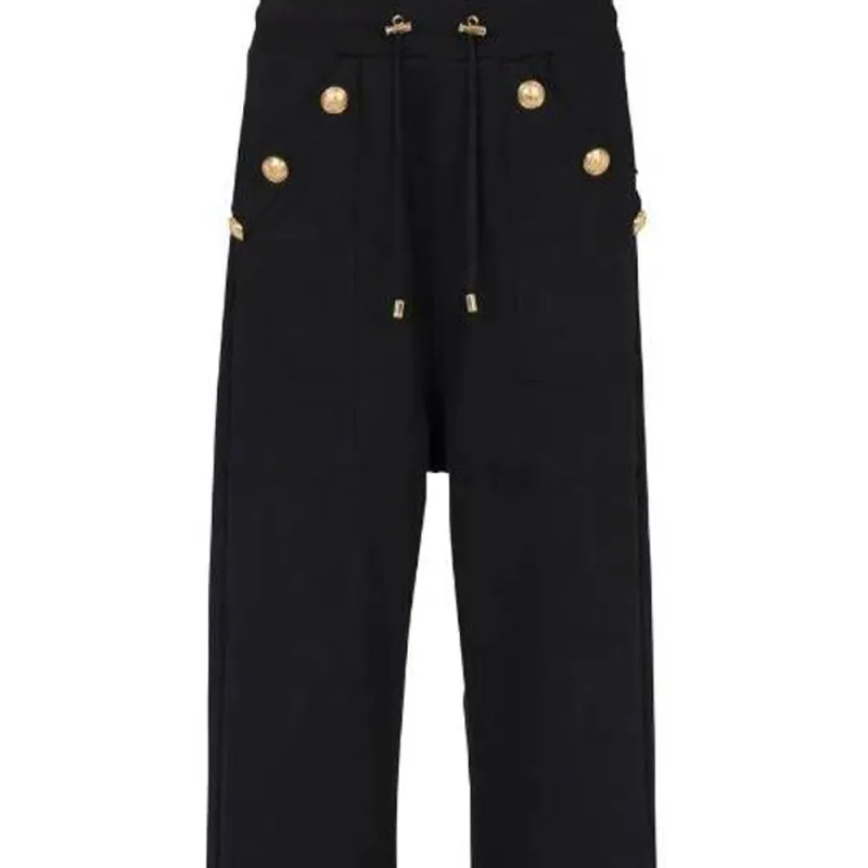 BALMAIN Loose Fit Jogging Trousers-4